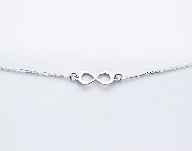 Sterling Silver Infinity Necklace