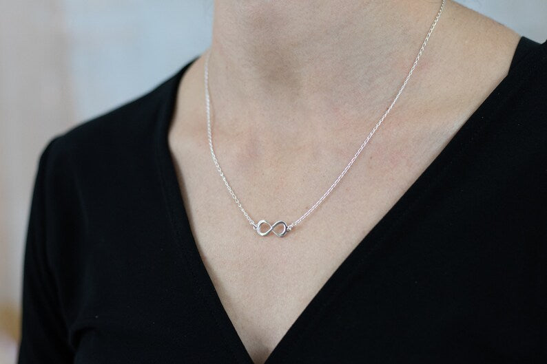 Sterling Silver Infinity Necklace