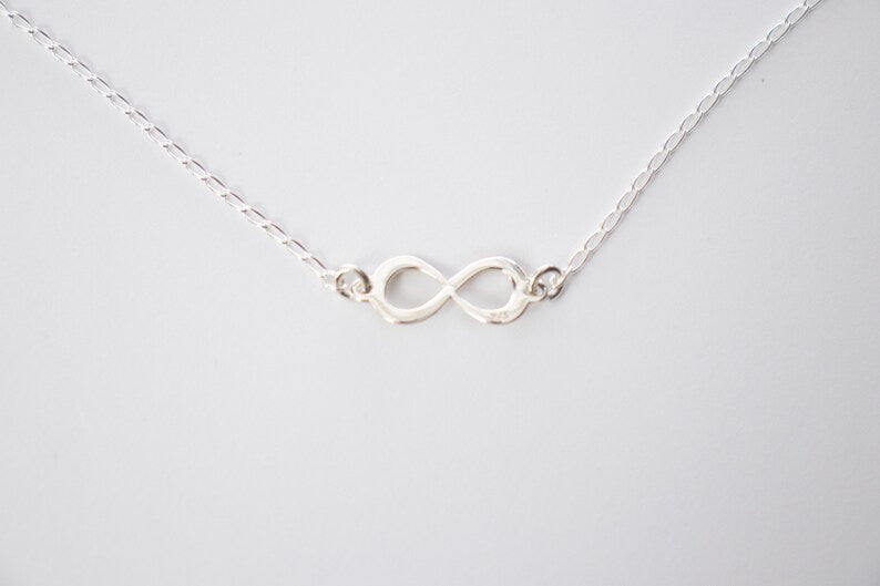 Sterling Silver Infinity Necklace