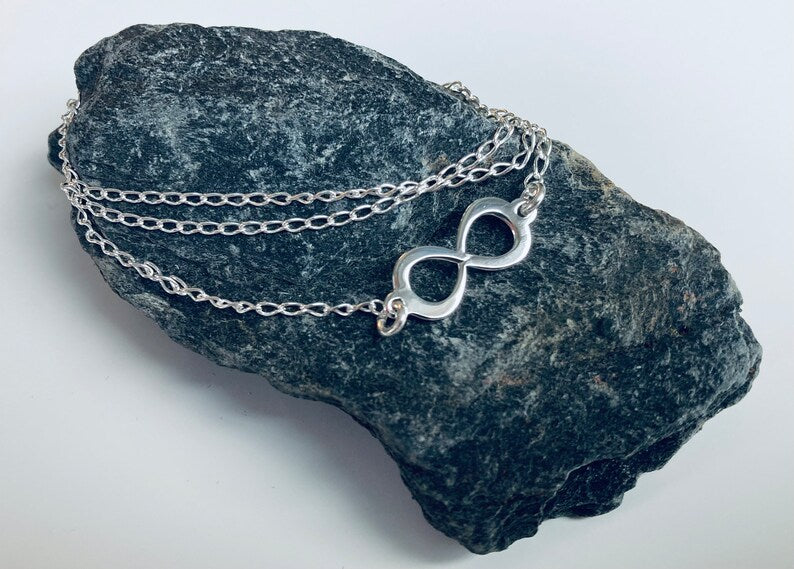 Sterling Silver Infinity Necklace